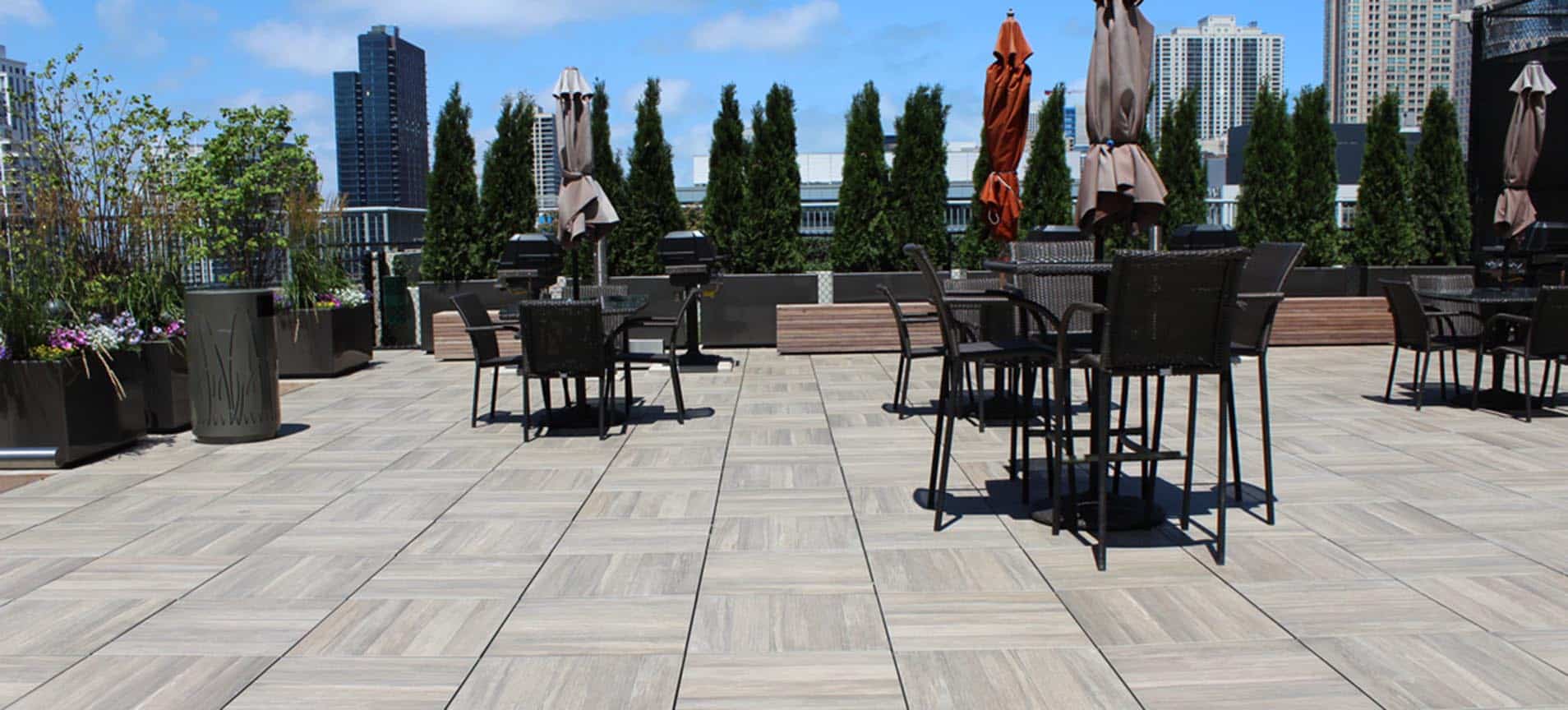 Optima II Apartments | Roof Deck – Chicago, IL - Roof Decks by Tile ...